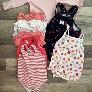 Infant girl clothes bundle
